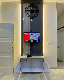 Interior Desain KITCHENSET  Backdrop Tv - Design Wardrobe Kitchen Set