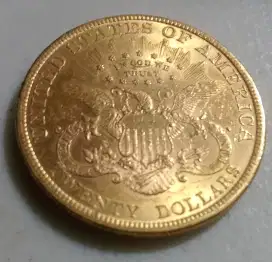Koin emas asli usa
