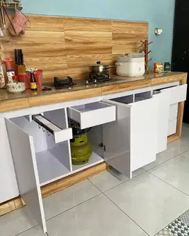 Interior Desain KITCHENSET  Backdrop Tv - Design Wardrobe Kitchen Set