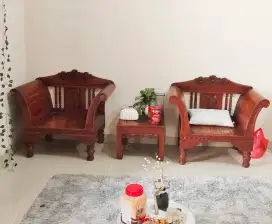 Sofa Kursi Kayu Jati 1 set