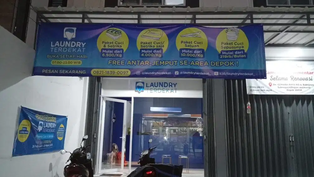 Lowongan Kurir Laundry di Sukmajaya Depok