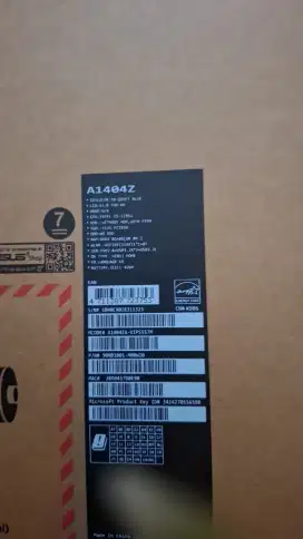 Laptop gaming asus vivobook a1404z
