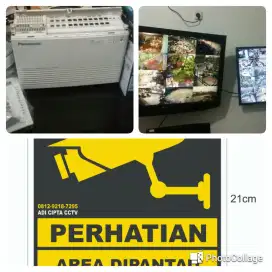 Pusat cctv + pasang + setting