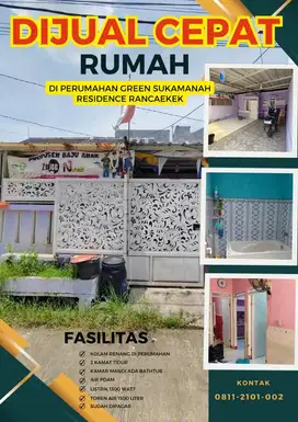DiJual Rumah Cepat Take Over atau CASH