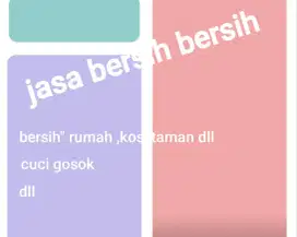 Jasa beberes rumah dan lain lain