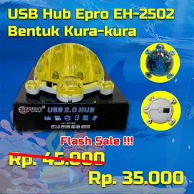 Flash Sale - USB Hub Epro EH-2502 Bentuk Kura-kura