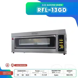 GETRA Gas Baking Oven RFL-13GD / RFL 13 GD / RFL13GD