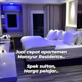 Jual apartment mewah Mansyur Residence, murah, jamin suka