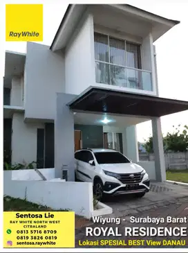 View DANAU Rumah Royal Residence Surabaya SPESIAL 4 K Tidur SEMI Furni