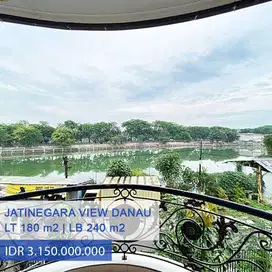 Dijual Rumah View Danau Dekat Stasiun di Jatinegara, Jakarta Timur