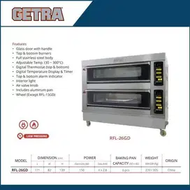 GETRA Gas Baking Oven RFL- 26GD / RFL 26 GD / RFL26GD