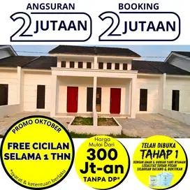 RUMAH SIAP HUNI TANPA DP FREE 1 THN ANGSURAN DI BOGOR