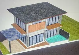 0107019L Brand new Villa modern minimalis 2 lantai jimbaran Bali