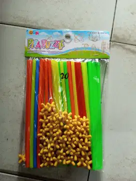 Mainan anak pipa puzzle
