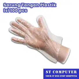 Sarung Tangan Plastik Isi 100 pcs