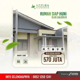 Rumah Siap Huni dalam Cluster Strategis di Bekasi