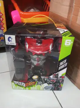 Mainan anak Rc robot mobil cas