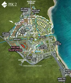KAVLING RESIDENSIAL PIK 2 UKURAN 12X35 PALING MURAH