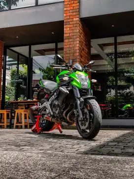 Kawasaki Ninja ER6N 2012 Hijau Full Rawatan Mulus