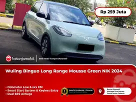 LIKE NEW !! WULING BINGUO LONG RANGE 2024 / 2025 HIJAU