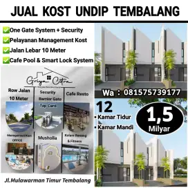 Jual KOS Termurah di Tembalang 12KT 1,5Milyar dekat UNDIP