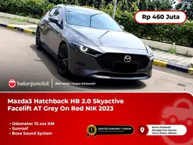 [KM LOW 10RB] Mazda 3 Mazda3 Hatchback 2.0 Skyactive AT Grey 2023/2024
