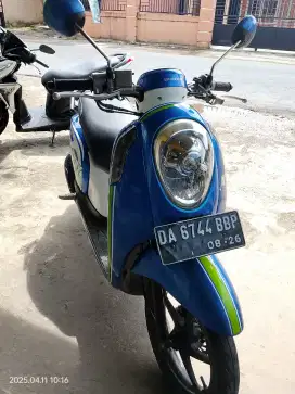 honda Scoopy 2016 biru mantap