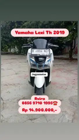 Yamaha lexi th 2019 plat tangsel