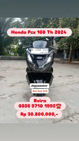 Honda pcx 160 tahun 2024 plat tangerang kota