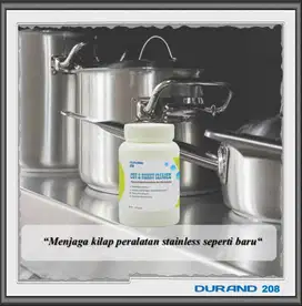 Pembersih Cuttleries Durand Pengkilap Stainless Steel Dan Silver
