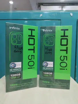 Infinix hot 50i 6/128gb handphone baru