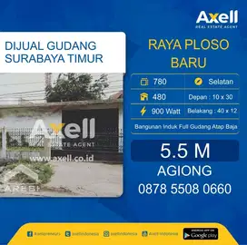 Gudang Raya Ploso Baru Dijual