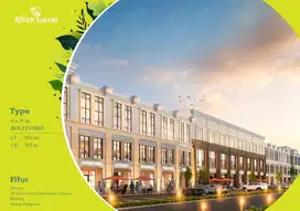 RUKAN DIJUAL PIK 2 RIVER SAFARI UKURAN 6X18 BOULEVARD 3 LANTAI