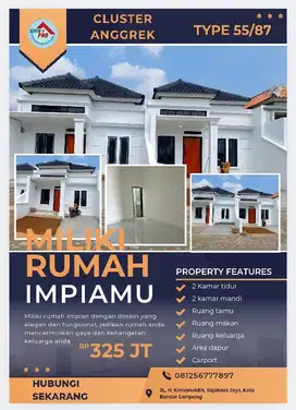 RUMAH MURAH DEKAT DENGAN KAMPUS UNILA