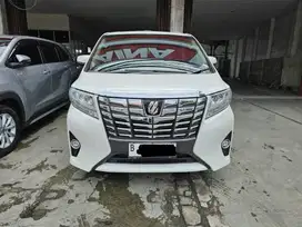 Toyota Alphard 2.5 G ATPM AT ( Matic ) 2017 Putih plat ganjil Mulus