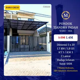 Rumah Baru Gress Pondok Tjandra Indah Waru Sidoarjo 2 Master Bedroom