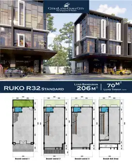 Citraland Gama City Ruko Orchard Avenue Blok R32
