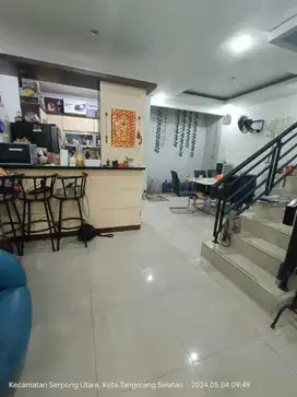 Jual Rumah 2Lantai SHM, LB120M di Melati Mas Serpong, KD24082704