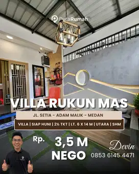 Jual Rumah Fully Furnish Konsep Jepang Di Adam Malik
