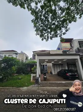 dijual cepat rumah asri di de park bsd city