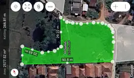 JUAL TANAH 2.500 HARGA 500 RB/M2 DI BEKASI KAB.