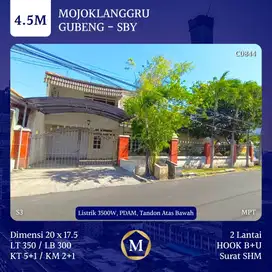 Rumah Mojoklanggru Mojo Gubeng dkt Dharmahusada UNAIR Surabaya Timur
