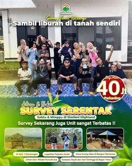 Nikmati udara sejuk dan panorama 360° pegunungan