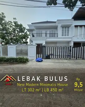 DIJUAL RUMAH MODERN MINIMALIS DI LEBAK BULUS JAKARTA SELATAN