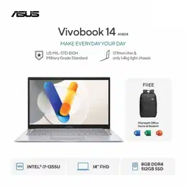 Asus Vivobook 14 A1404VA - VIPS752/Core i7-1355U/8GB/512GB SSD/14″ FHD