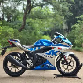 SUZUKI GSX150R BLUE ECSTAR 2021 KM LOW FULL MULUS PAJAK ON