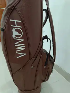 Tas Golf kulit coklat