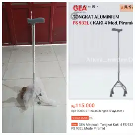 Alat bantu jalan Tongkat 4 kaki
