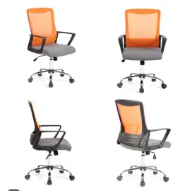 Anika staff chair orange grey