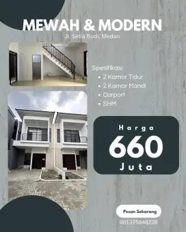 DIJUAL SEGERA RUMAH DESIGN MEWAH MINIMALIS HARGA MURAH DI SETIA BUDI